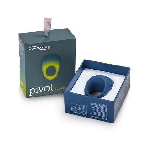 WeVibe Vibrators WeVibe Pivot Rechargeable Silicone Vibrating Couples Ring Blue