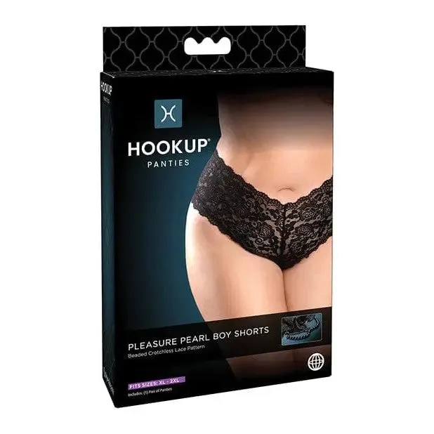 Anal Hookup Panties Hookup Panties Pleasure Pearl Boy Shorts Black Anal Hookup Panties Hookup Panties Pleasure Pearl Boy Shorts Black