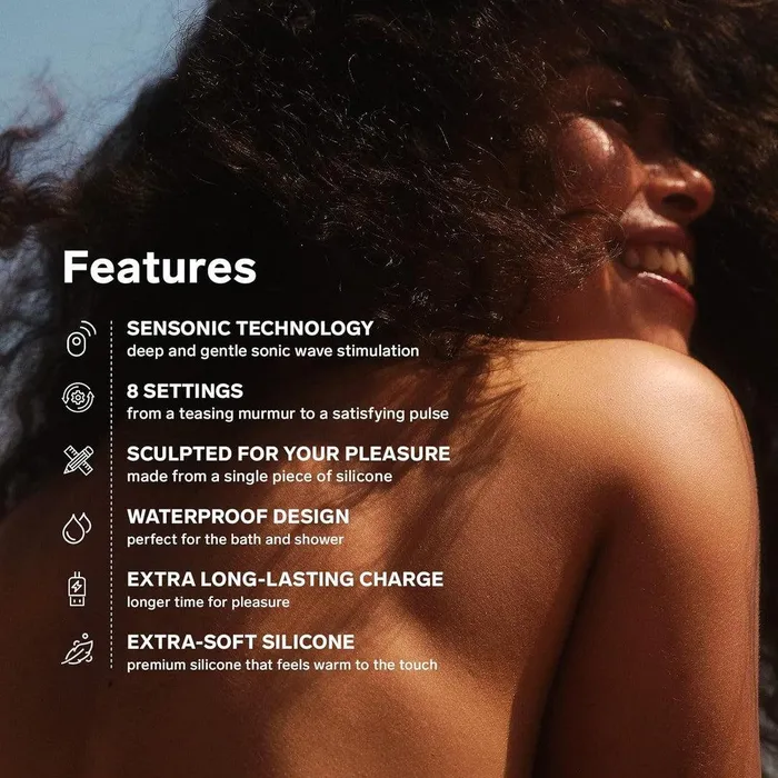 Female Sex Toys LELO LELO SONA Cruise Sonic Wave Clitoral Massager Black