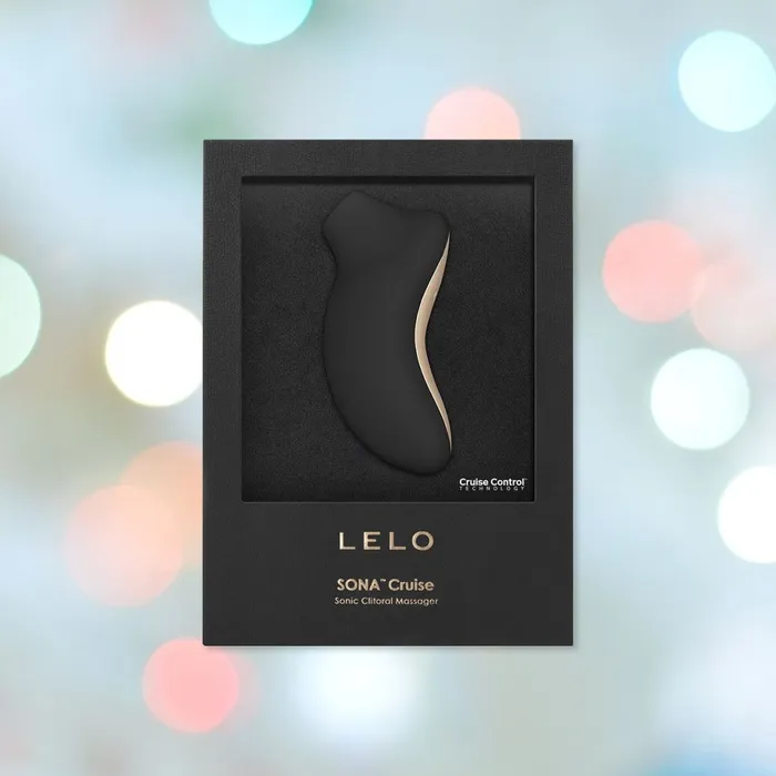 Female Sex Toys LELO LELO SONA Cruise Sonic Wave Clitoral Massager Black