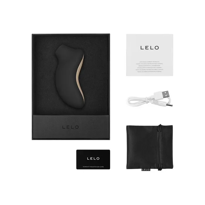 Female Sex Toys LELO LELO SONA Cruise Sonic Wave Clitoral Massager Black