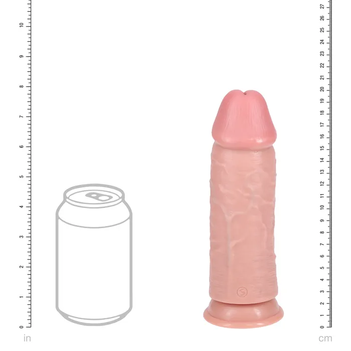 Shots Toys Dildos Shots Real Rock Extra Thick Dildo 8 Inch Light