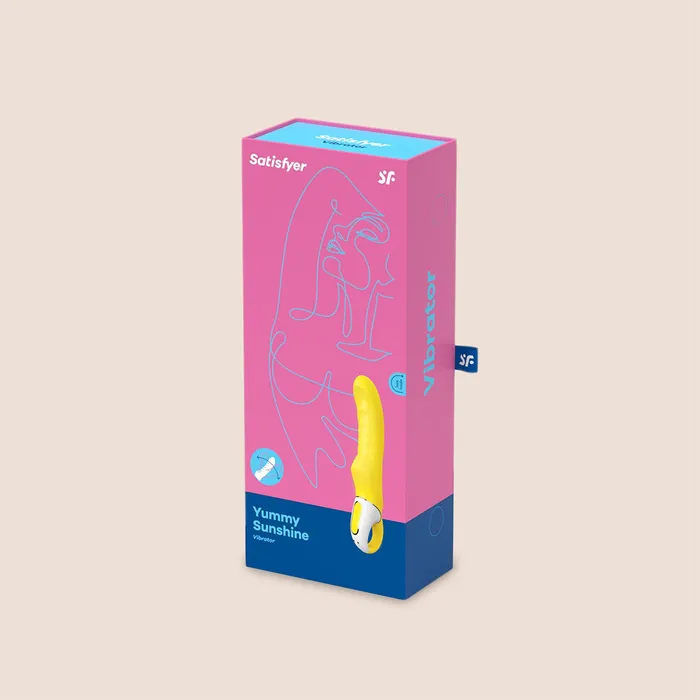 EIS Inc Vibrators Satisfyer Yummy Sunshine flexible ribbed shaft