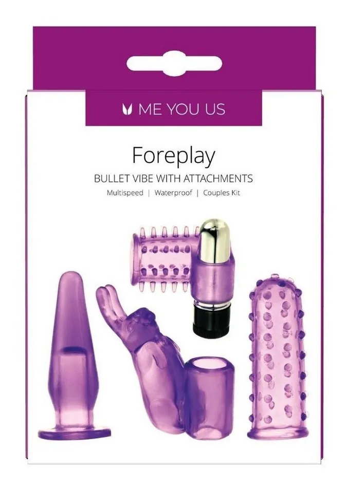 Couples Me You Us ME YOU US 4play Couples Kit with Bullet and Sleeves