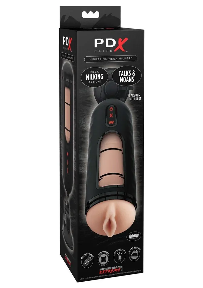PDX Elite Male Sex Toys Pipedream Extreme Elite Rechargeable Vibrating Mega Milker Masturbator Pussy PDX Elite Male Sex Toys Pipedream Extreme Elite Rechargeable Vibrating Mega Milker Masturbator Pussy