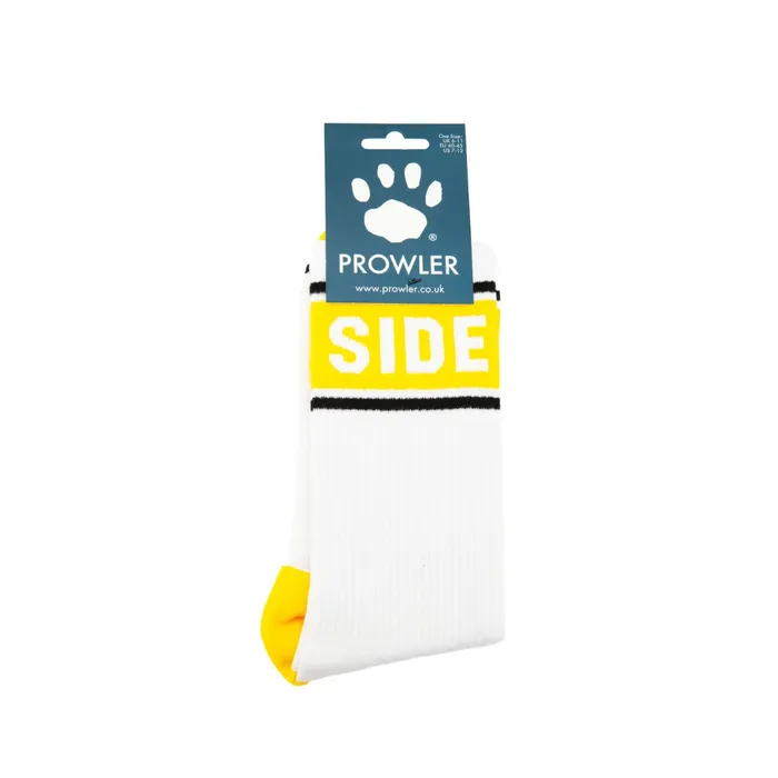 Vibrators Prowler Prowler Side Socks White Yellow