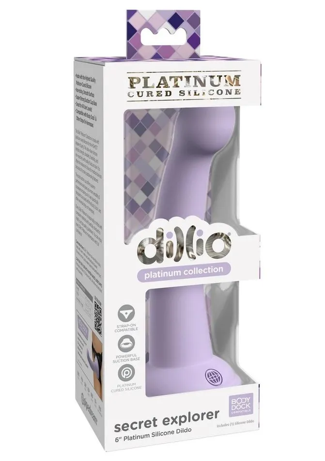 Dillio Dillio Platinum Secret Explorer Silicone Dildo Dildos