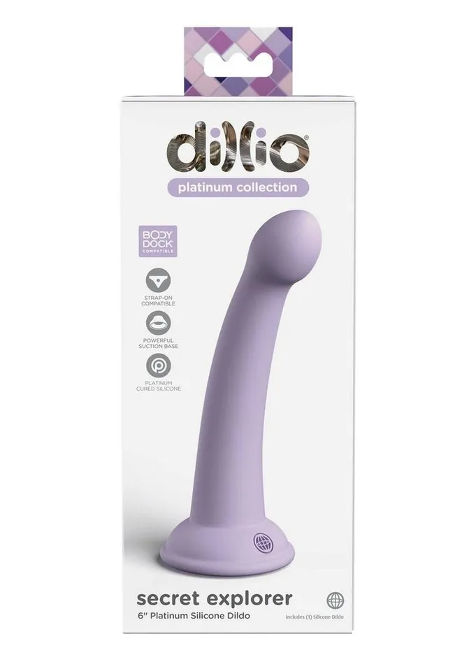 Dillio Dillio Platinum Secret Explorer Silicone Dildo Dildos