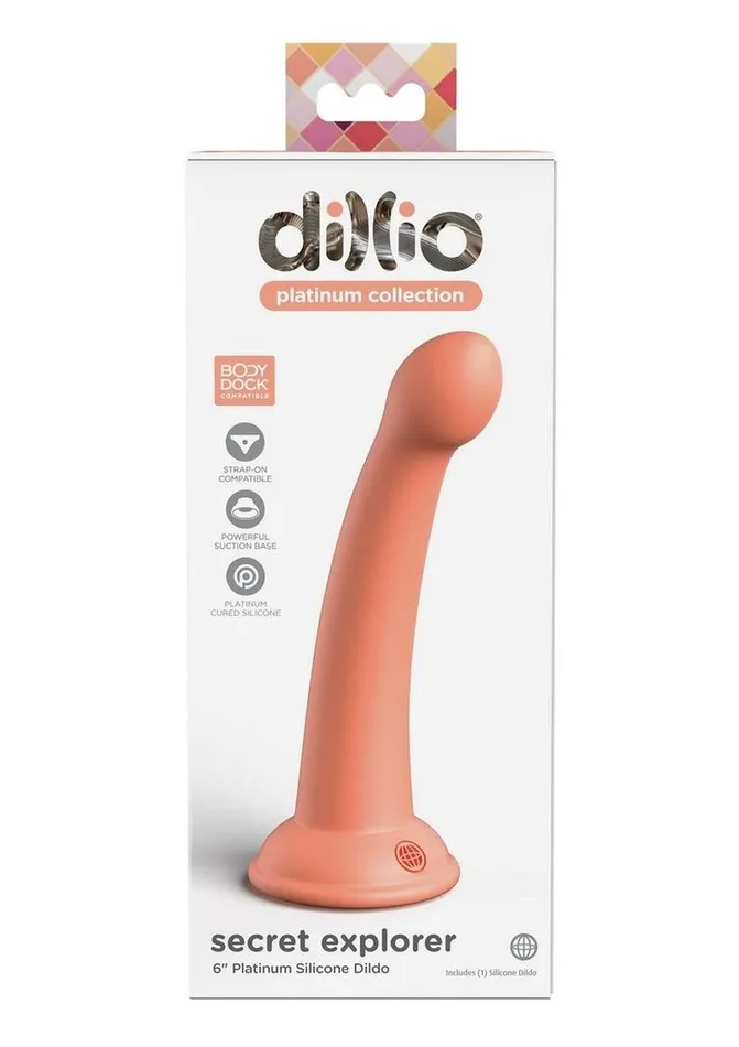 Dillio Dillio Platinum Secret Explorer Silicone Dildo Dildos