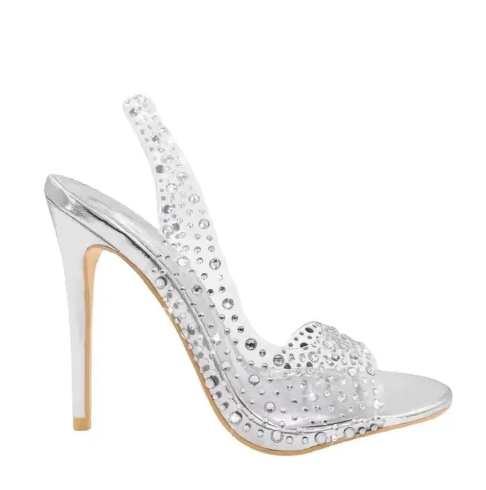 Plus Size Fish Mouth Stiletto Fashion Pointed Toe Womens Sandals cj Plus Size